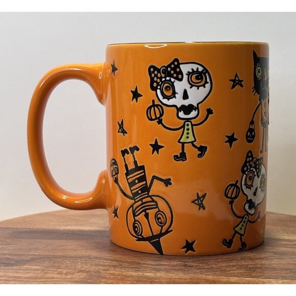 Spectrum Designz Cat Jack O' Lantern 18 Oz Halloween Ceramic Coffee Mug - Picture 3 of 7